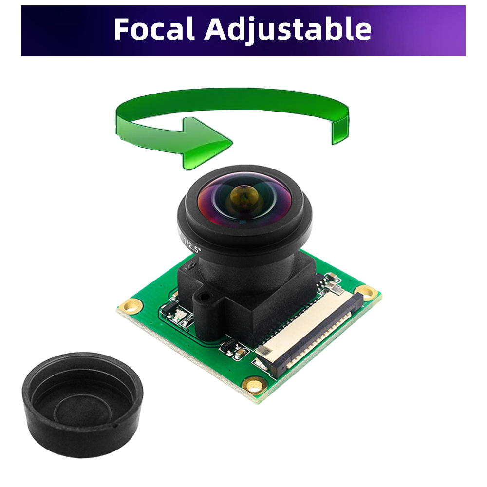 라즈베리 파이 카메라 모듈 광각 어안 렌즈, 175 도 - Raspberry Pi Global Shutter Camera Imx296 리뷰 및 가격