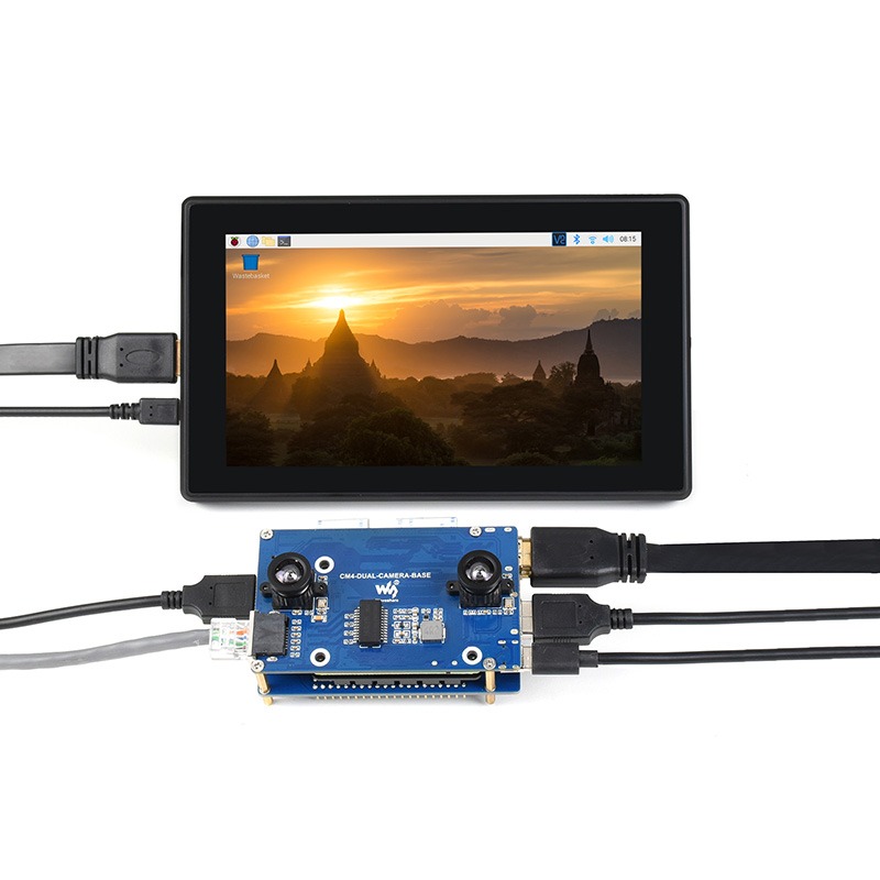 핫 라즈베리 PI CM4 쌍안경 비전 확장 보드 컴퓨팅 - Raspberry Pi Compute Module 4 Dual Camera Board 리뷰 및 가격