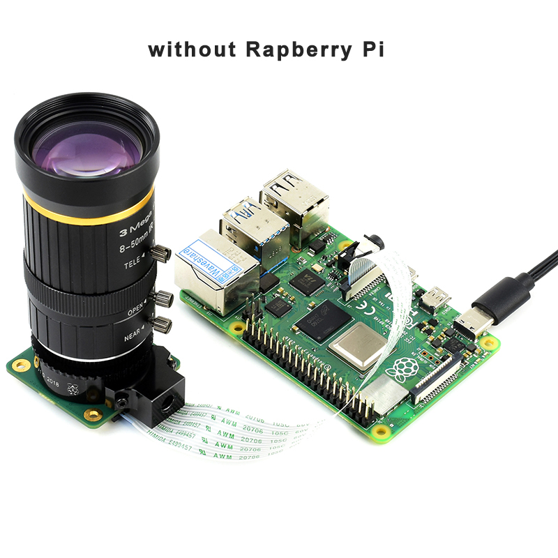 라즈베리 Pi 4B/3B +/Zero 용 고품질 카메라 - Raspberry Pi Global Shutter Camera Imx296 리뷰 및 가격