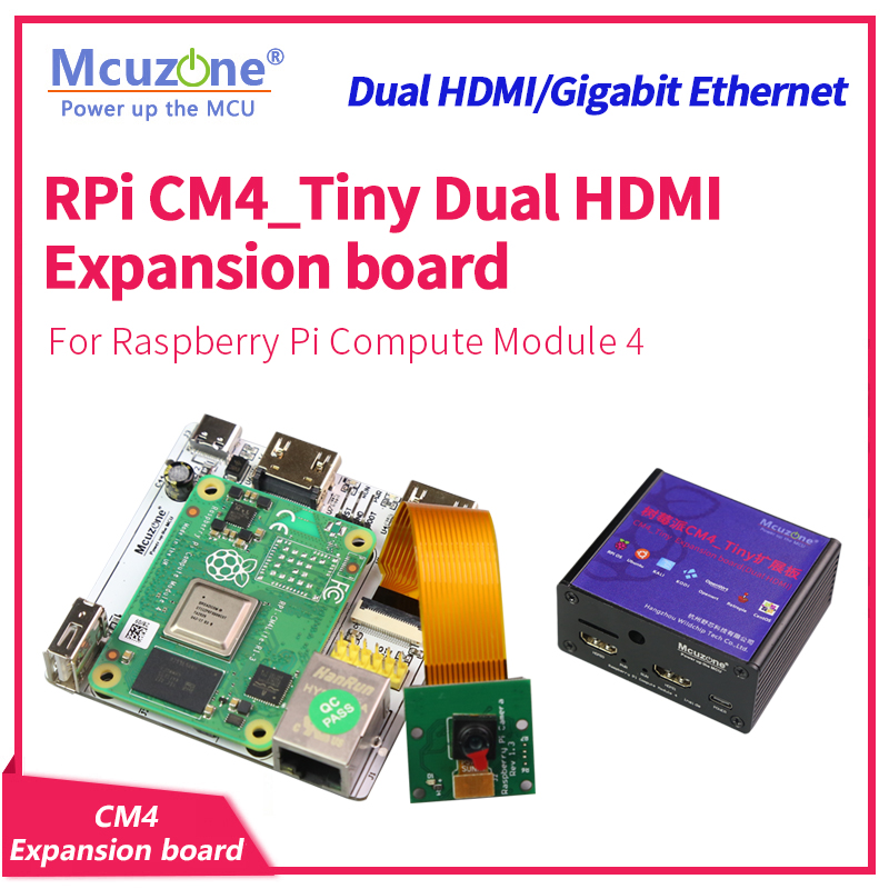 RPi CM4_Tiny 확장 보드, 듀얼 HDMI, 기 - Raspberry Pi Compute Module 4 Dual Camera Board 리뷰 및 가격